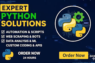 do python automation scripts, bots, and ai automation