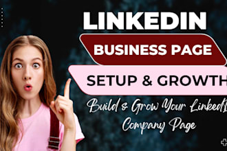 setup your linkedin business page and add employees, marketing, promotion, grow