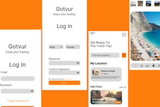 Top 10!  do mobile app UI UX design or website UI UX design