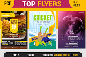 design attractive flyer and brochure for you