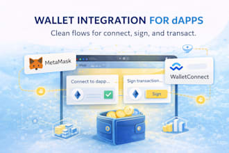 integrate a crypto wallet into your dapp or app