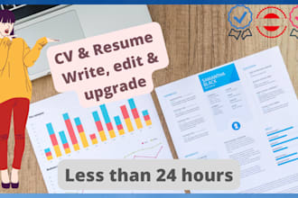 write, edit and upgrade your CV or resume to get dream job