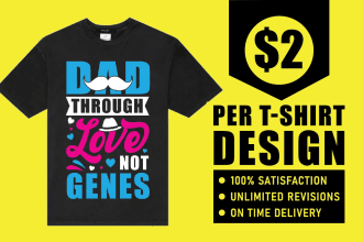 do bulk t shirt and typography t shirt design for pod