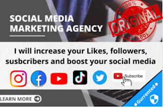 do social media marketing, boosting and guest posting