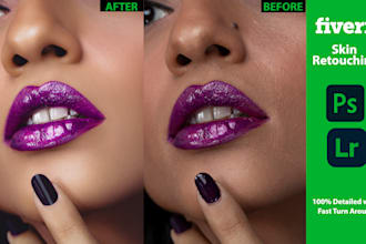 do product photo editing, image retouching and image manipulation