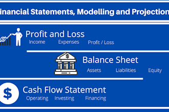 make financial statements, profit and loss, balance sheet, financial projections