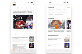 mobile application uiux design for android and IOS