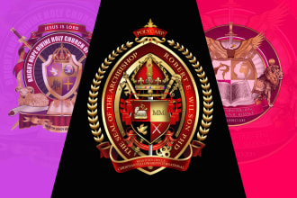 do seal of the bishop christian art, seal of the apostle, ministry logo, gospel
