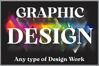 do graphic design in adobe illustrator, coreldraw, indesign