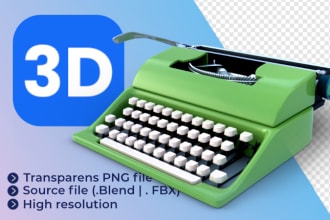 make a 3d illustration for your imagination