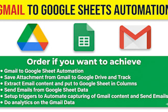 do gmail to google sheet automation