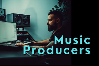 build music producers, record label, podcast website