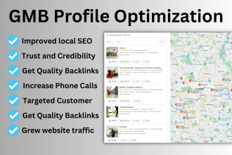 optimise google my business profile for local SEO and gmb maps ranking
