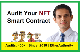 do smart contract audit for nft security solidity