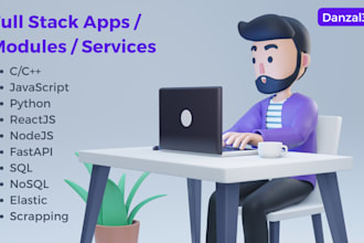 do python programming, web app development, and web scraping