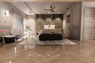 do interior design high quality renders with permit drawing