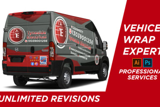 create truck wrap design, food truck wrap, vehicle wrap and car wrap design