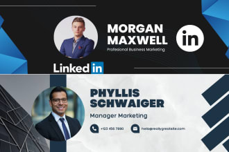 design professional linkedin banner, header, cover, or ads