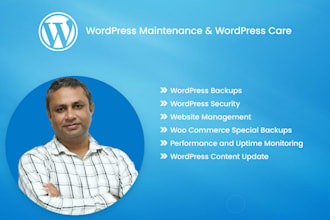 wordpress maintenance and wordpress care