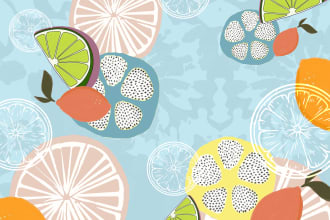 make seamless patterns and designs for textile printing