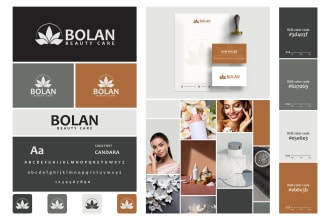 do creative logo design, branding kit and business brand identity