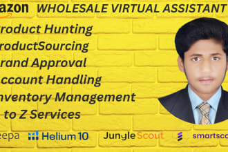 be your amazon fba wholesale virtual assistant