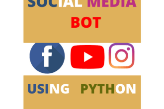create instagram youtube facebook marketplace etc bots