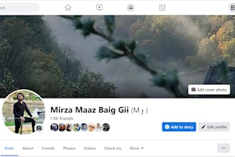 make your account profile on social sites