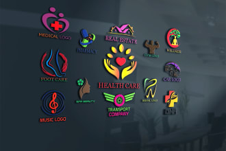 do unique healthcare,unique medical, unique dental,unique gym logo