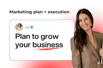 develop your marketing plan to grow sales