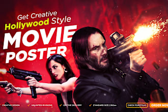 design a stunning movie poster for you