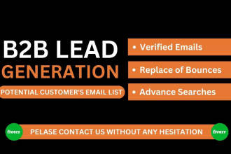do b2b lead generation for targeted business leads and email list