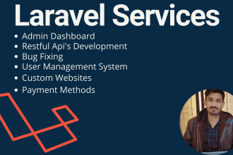 fix, develop laravel website and be your laravel developer