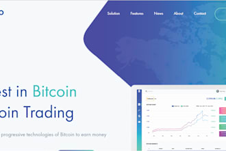 build cryptocurrency selling, ico blockchain website design