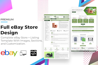 design ebay listing template for your ebay business