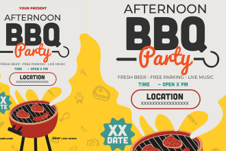 create promotional poster, flyer or banner for your event or business