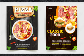design all business, company flyer or brochure using canva templates