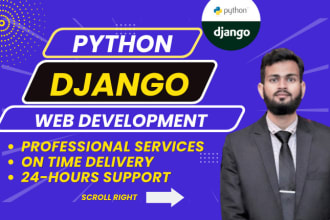 develop your python django website