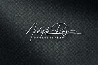 design photography logo watermark or signature