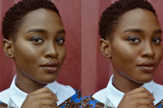 do photo touchup skin retouching and headshot retouch