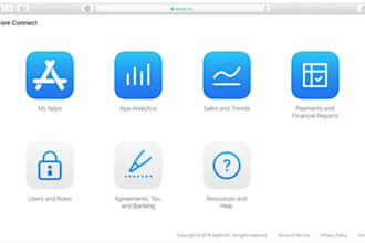upload your app to appstore