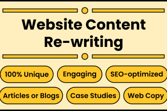 edit, revise, and rewrite your blog articles or web content