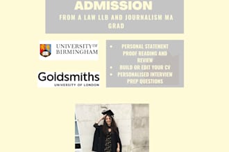 transform your personal statement or application