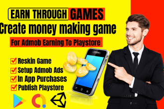 create money making android games for earnings admob