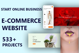 create dropshipping shopify store, ecommerce website, figma to wordpress website