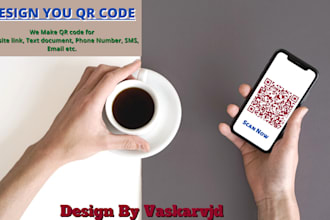 create qr code for you facebook link and website link