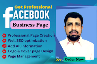 create facebook business page and page setup