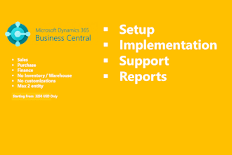 do implementation and support for d365 business central
