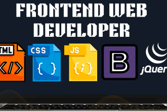 develop a responsive website for you as frontend web coder html,css,bootstrap