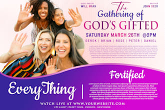 unique flyer design, poster, social media flyer design